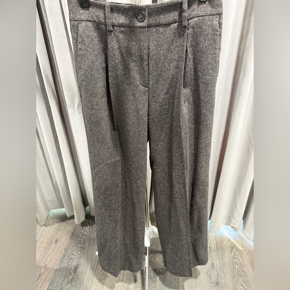 Massimo Dutti  womens wool blend trousers NWOT